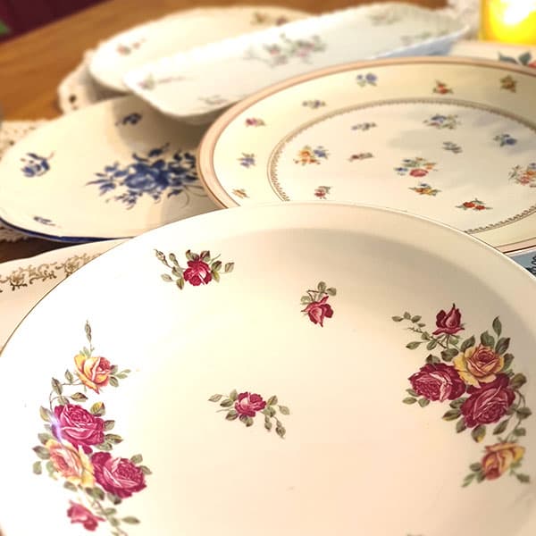 Miniature Plats vintage