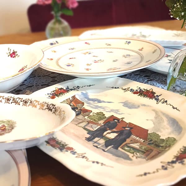 Miniature Plats vintage