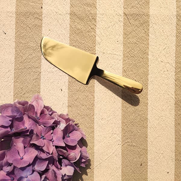 Pelle à gâteau dorée