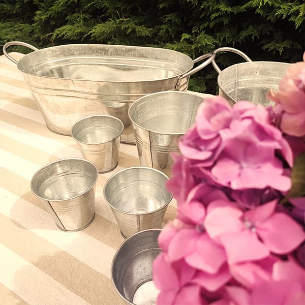 Miniature Pot en zinc