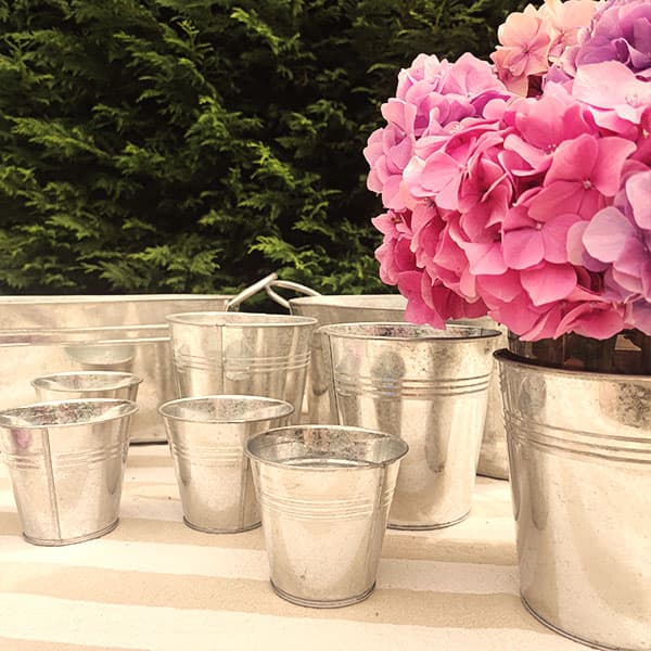 Miniature Pot en zinc