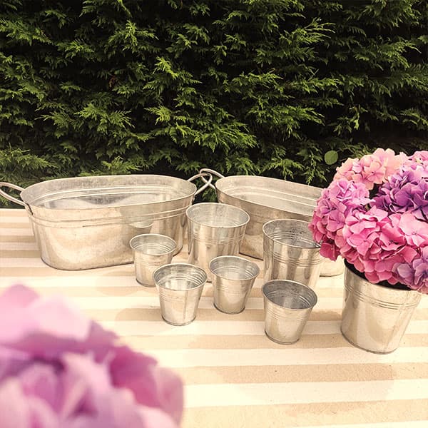 Miniature Pot en zinc